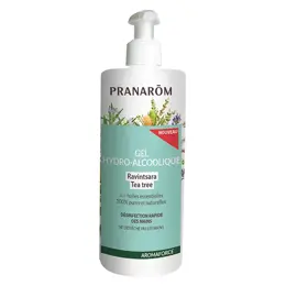 Pranarom Aromaforce Gel-Hydro Alcoolique Ravintsara Tea Tree 500ml