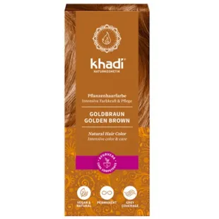 Khadi Ayurveda Corante Marrom Dourado 100 gr