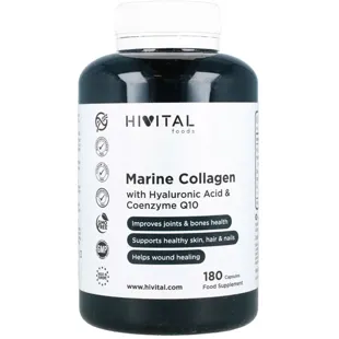 Hivital Colágeno Marino + Ácido Hialurónico 180 Cápsulas