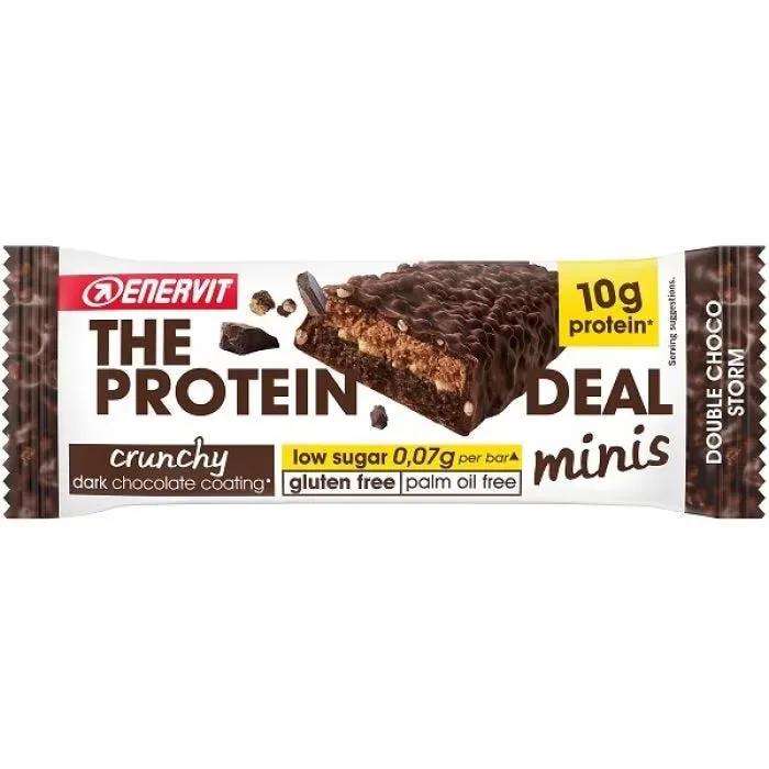 Enervit The Protein Minis Barretta Proteica Double Choco e Crunchy 33 gr