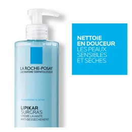 La Roche Posay Lipikar Surgras Crème Lavante Anti-Dessèchement 750ml