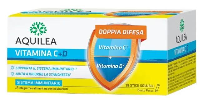 Aquilea Vitamina C+D Integratore Vitaminico 28 Bustine