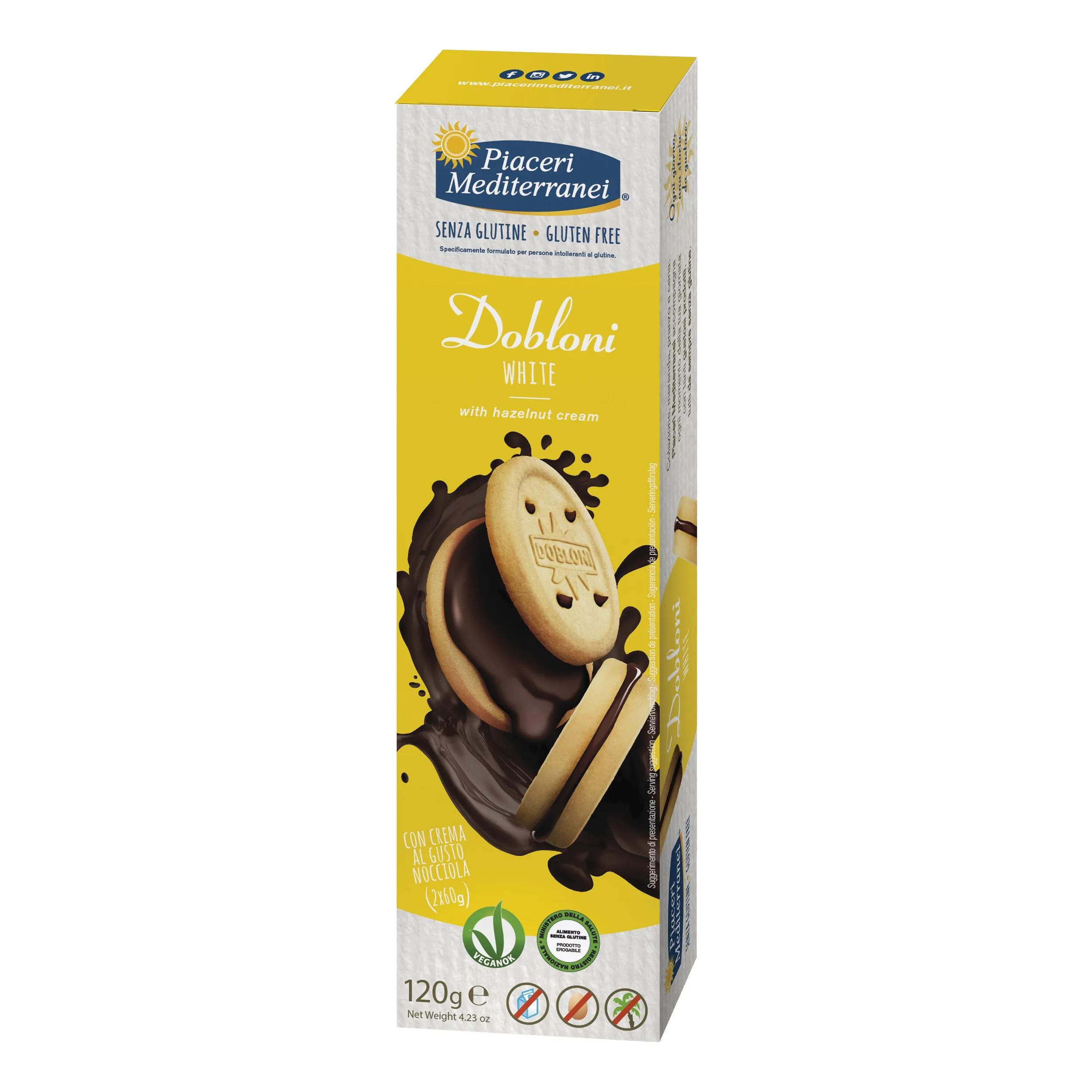 Piaceri Mediterranei Dobloni Biscotti Senza Glutine 120 g