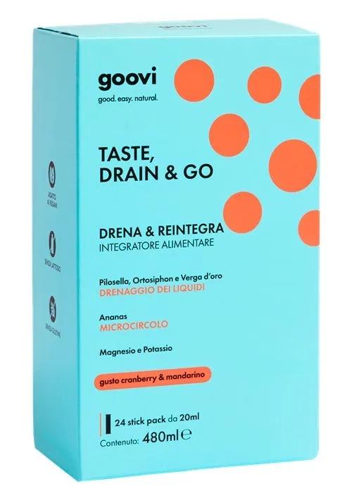 Goovi Integratore Drenante Cranberry&Mandarino 24 Stick