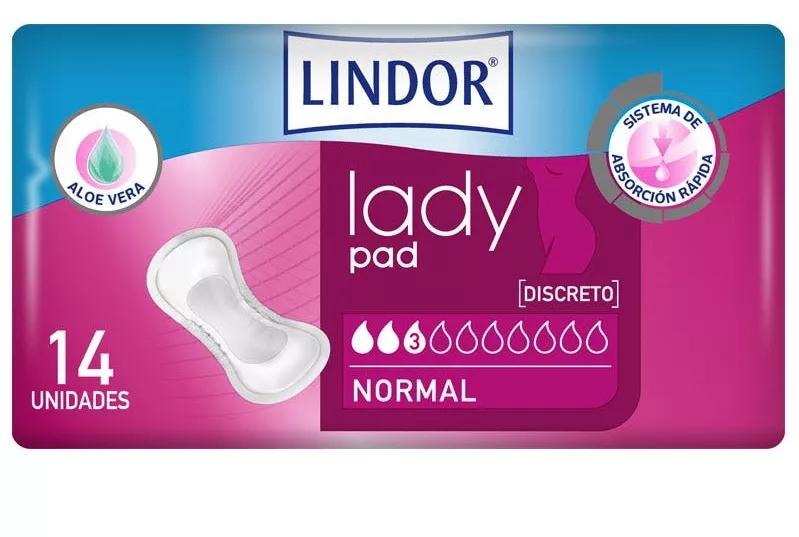 Lindor Lady Pad Normal Compresas 14Uds