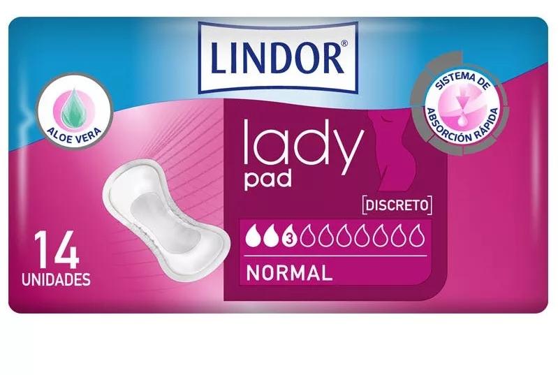 Lindor Lady Normal Compresses 3 Drops Incontinence 14 units