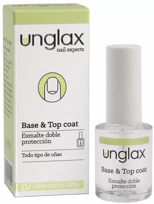 Unglax endurecedor de uñas frágiles, base fortalecedora con ceramidas