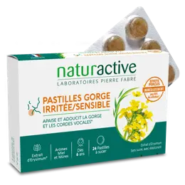 Naturactive VoxylTabs pastilles gorge irritée senssible 24 pastilles sans sucre