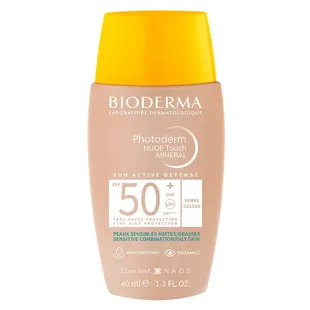 Bioderma Photoderm Nude Touch Crema Solare minerale Tinta Dorata  SPF50+ 40ml