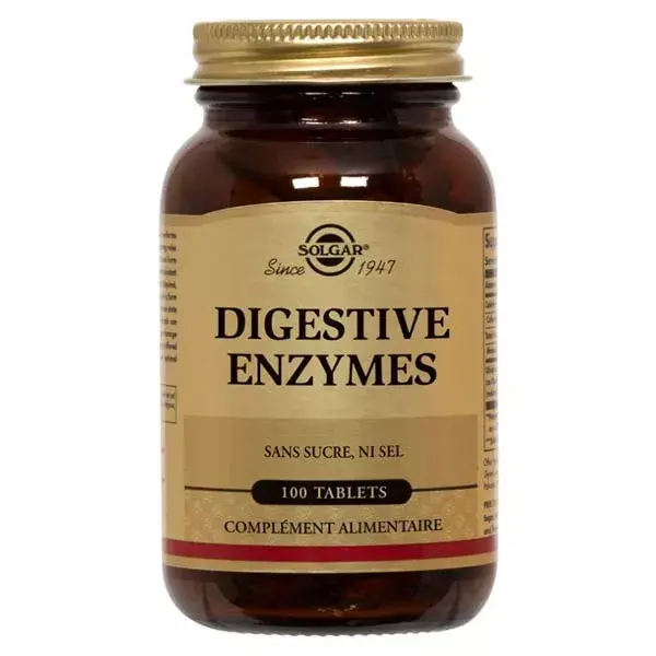 Solgar Digestive Enzymes 100 comprimés