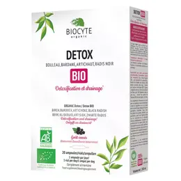 Biocyte Détox Bio 20 ampoules