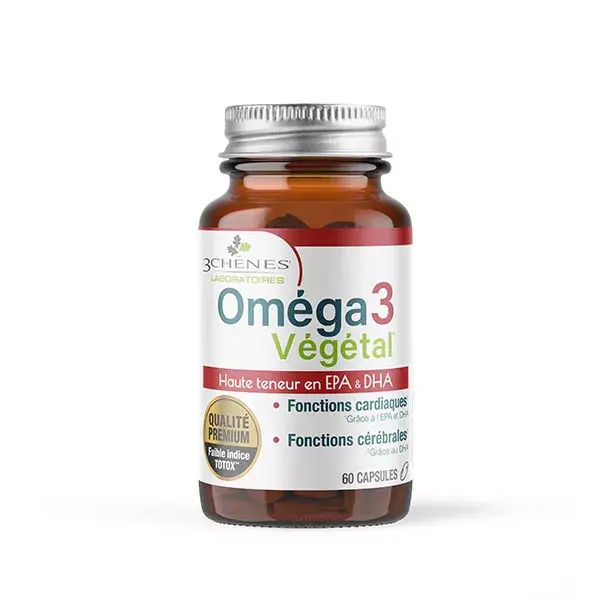 3 Chênes Oméga 3 Vegetale 60 capsule