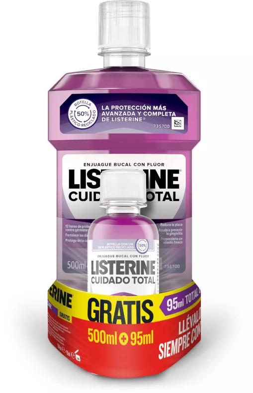 Listerine Elixir Cuidado Total 500ml + 250ml gratis