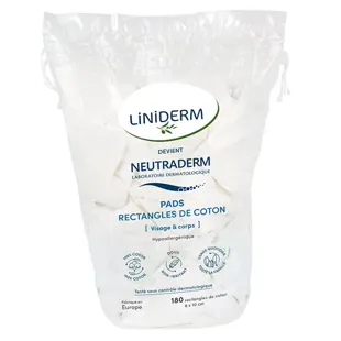 Assorbenti rettangolari Neutraderm 100% cotone 8x10cm 180 unità