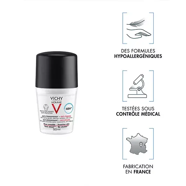 Vichy Anti-Stain Anti-Perspirant for Sensitive Skin 50ml