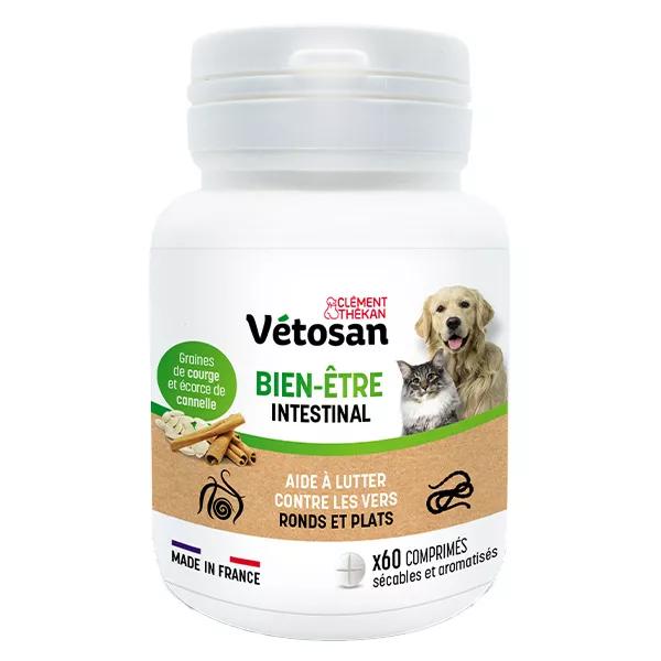 Clément Thékan Vétosan Bienestar Intestinal para Perros y Gatos 60 comprimidos