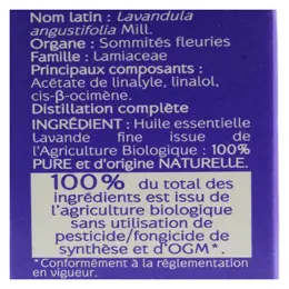 Naturactive Huile Essentielle Bio Lavande Fine 10ml