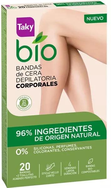 Taky Bandes corporelles biologiques 20 unités