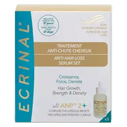 Ecrinal Coffret de 3 sérums concentrés anti chute 'ANP®2+d’ECRINAL