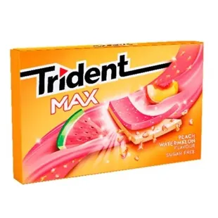 Trident Max Peach and Watermelon Gum
