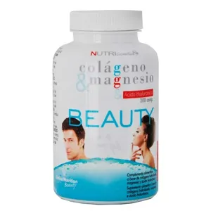 NutriCosmética Collagen + Magnesium + Hyaluronic Acid 200 Tablets