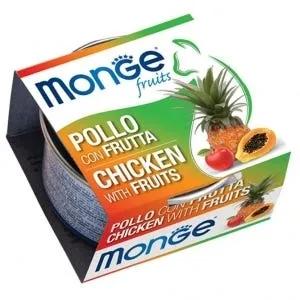 Monge Fruits Pollo Con Frutta Cibo Umido Per Gatti Adulti 80G