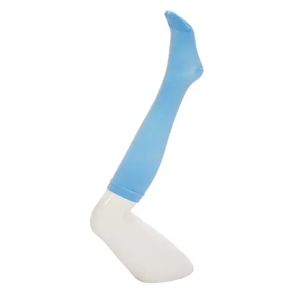 Velpeau Veinocare Microfibre Socks Class 2 Long Size 1 Blue French Parapharmacy