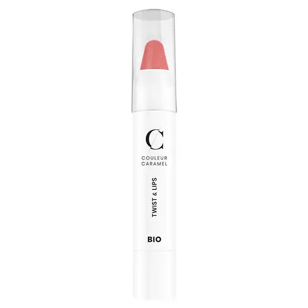 Couleur Caramel Twist & Lips Lápiz de Labios Bio N°406 Rosa Claro 3g