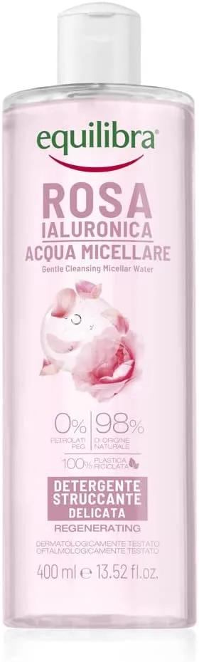 Equilibra Acqua Micellare Rosa Ialuronica Struccante Viso e Occhi 400 ml