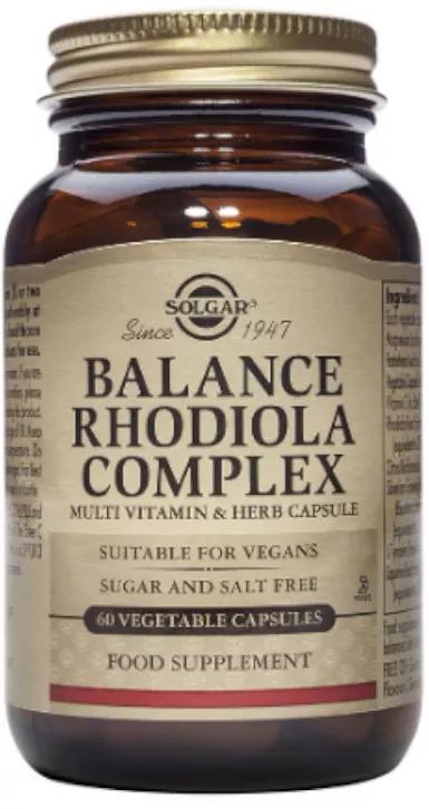 Solgar Balance Rhodiola Complex 60 Vegetable Capsules