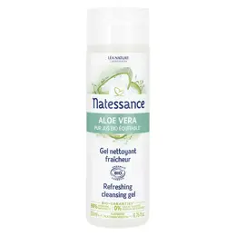 Natessance Aloe Vera Gel Nettoyant Fraîcheur Bio 200ml