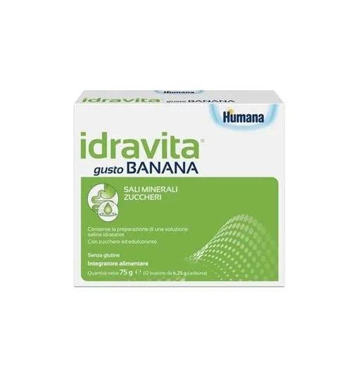 Humana Idravita Integratore Gusto Banana 12 Bustine