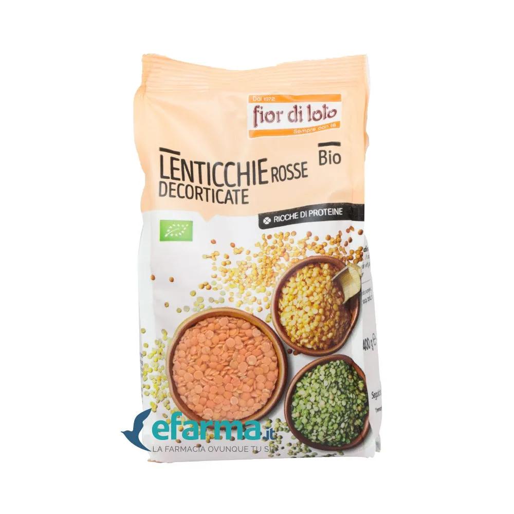 Fior Di Loto Lenticchie Piccole di Rodi Decorticate Biologiche 400 g