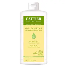 Cattier Gel Douche Verveine Sauvage Citrus Bio 1L