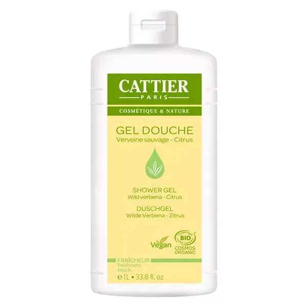 Cattier Shower Gel Wild Verbena Citrus 1L