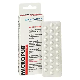 Katadyn Micropur Forte MF 1T DCCNa 100 Compresse