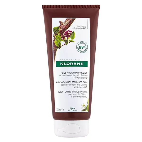 Klorane Quinine Edelweiss Après-Shampoing Fortifiant 200ml