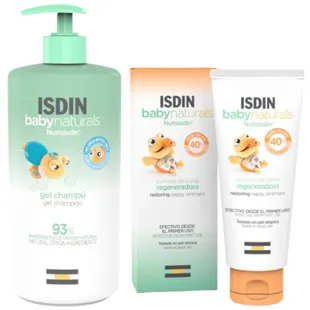 Isdin Baby Naturals Nutraisdin Gel-Champú 750 ml + Nutraisdin Pomada Pañal ZN40 100 ml