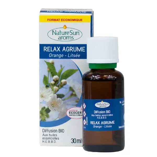 NatureSun Aroms Organic Citrus Fruit Relax Essential Oil Complex 30ml 
