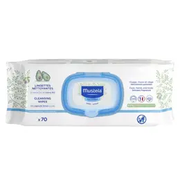 Mustela Lingettes Nettoyantes Peaux Normales 70 unités