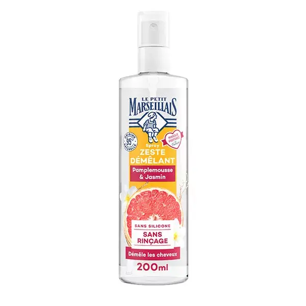 Le Petit Marseillais Spray Zeste Démêlant Pamplemousse & Jasmin 200 ml