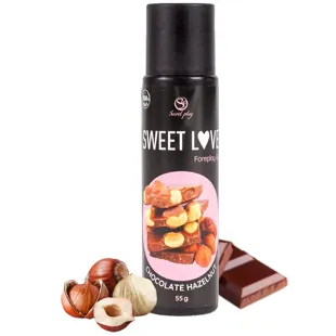 Chocolate Flavor Lubricant with Hazelnuts Secret Play 60ml