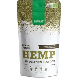 Purasana Vegan Organic Hemp Protein Powder 200 gr