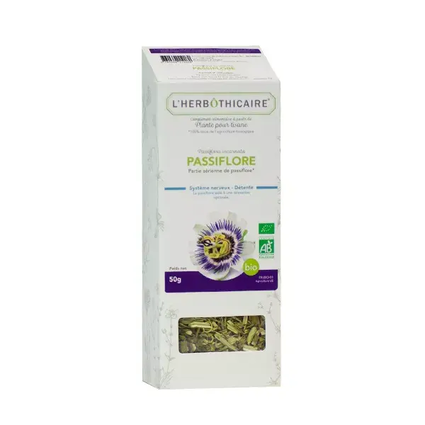 L' Herbothicaire Organic Passion Flower Herbal Tea 50g