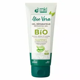 MKL Green Nature Aloe Vera Gel Réparateur Corps Cheveux Bio 200ml