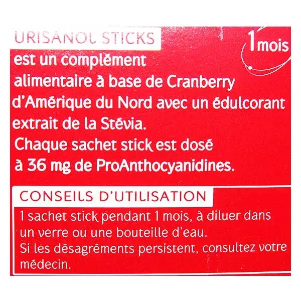 NATURACTIVE Urisanol Cranberry Stevia batch di bastoni 2 x 28 bustine