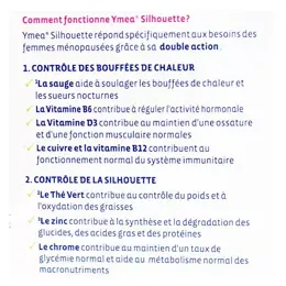 Ymea Ménopause Bouffées de Chaleur et Silhouette 64 Gélules