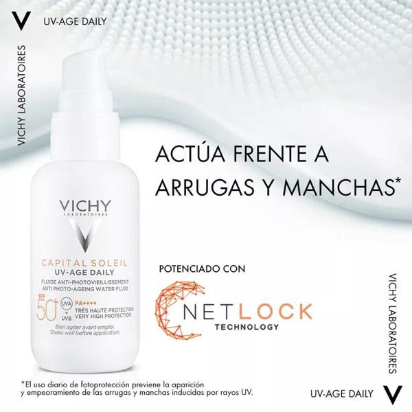 Vichy Capital Soleil UV-AGE Fluido Anti Fotoinvecchiamento SPF50+ 40 ml