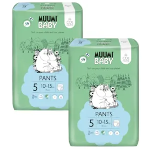 Mumin Baby Windelhöschen Größe 5 (10-15kg) 2x38 Stück