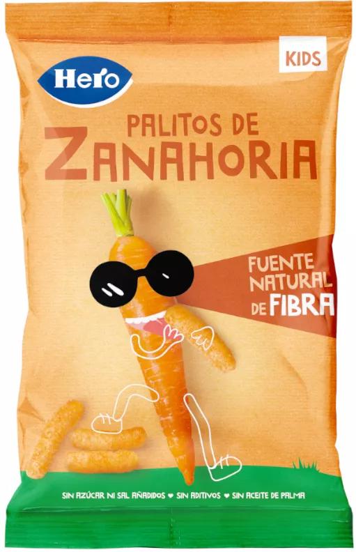 Hero Kids Snack Bâtonnets de Carottes 30 gr